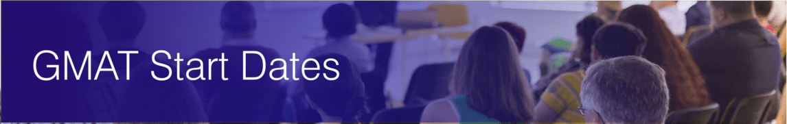 GMAT Course start dates at ScoreGetter